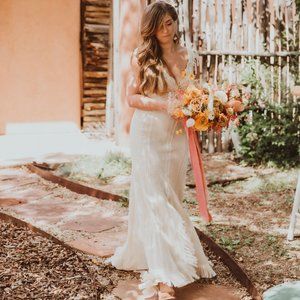 BOHO Wedding Dress from Atelier Zolotas - Handmade Greek Cotton
